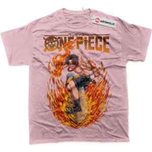 Portgas D Ace T-Shirt, One Piece True Fan Shirt SHIN1712092107 - Pink