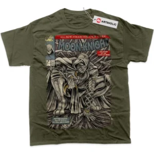 Moon Knight T-Shirt, Marvel Comics True Fan Shirt SHIN1712092108 - Army Green