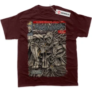 Moon Knight T-Shirt, Marvel Comics True Fan Shirt SHIN1712092108 - Wine Red