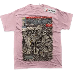 Moon Knight T-Shirt, Marvel Comics True Fan Shirt SHIN1712092108 - Pink