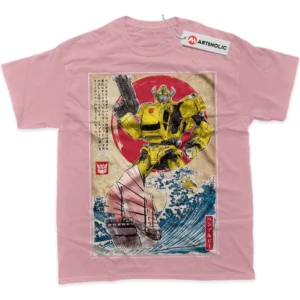 Bumblebee T-Shirt, Transformers True Fan Shirt SHIN1712092114 - Pink