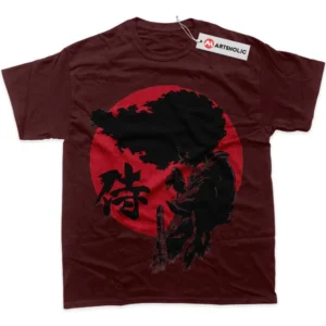Afro Samurai T-Shirt, Anime True Fan Shirt SHIN1712092115 - Wine Red