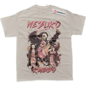 Nezuko Kamado T-Shirt, Demon Slayer True Fan Shirt SHIN1712092116 - Light Grey