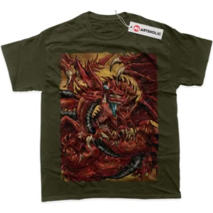 Slifer the Sky Dragon T-Shirt, Anime True Fan Shirt SHIN1712092117 - Army Green