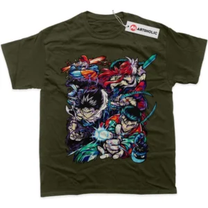 YuYu Hakusho T-Shirt, Anime True Fan Shirt SHIN1712092118 - Army Green