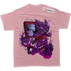 Gengar T-Shirt, Gatsly True Fan Shirt SHIN1712092121 - Pink