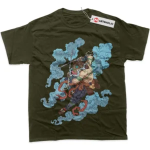 Inosuke Hashibira T-Shirt, Demon Slayer True Fan Shirt SHIN1712092123 - Army Green