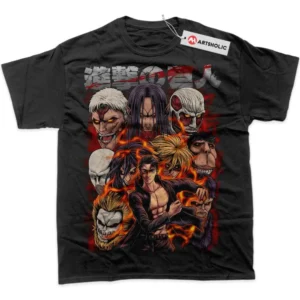 Eren Yeager T-Shirt, Attack On Titan True Fan Shirt SHIN1712092124 - Black