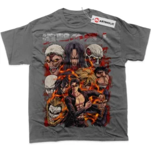 Eren Yeager T-Shirt, Attack On Titan True Fan Shirt SHIN1712092124 - Coffee