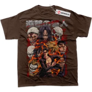 Eren Yeager T-Shirt, Attack On Titan True Fan Shirt SHIN1712092124 - Carbon