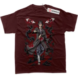 Itachi Uchiha T-Shirt, Naruto True Fan Shirt SHIN1712092125 - Wine Red