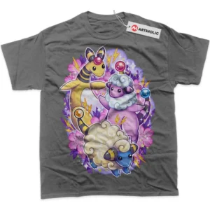 Mareep T-Shirt, Pokemon True Fan Shirt SHIN1712092127 - Coffee