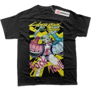 Rebecca T-Shirt, Cyberpunk: Edgerunners True Fan Shirt SHIN1712092129 - Black