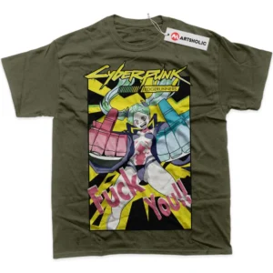 Rebecca T-Shirt, Cyberpunk: Edgerunners True Fan Shirt SHIN1712092129 - Army Green