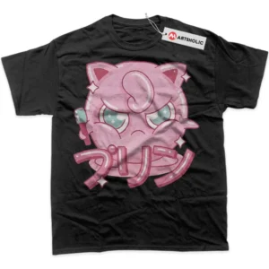 Jigglypuff T-Shirt, Pokemon True Fan Shirt SHIN1712092130 - Black