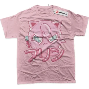 Jigglypuff T-Shirt, Pokemon True Fan Shirt SHIN1712092130 - Pink