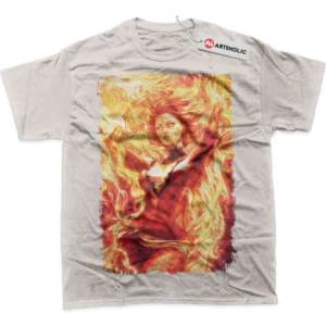 Jean Grey T-Shirt, X-Men True Fan Shirt SHIN1712092133 - Light Grey