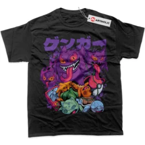 Pokemon T-Shirt, Anime True Fan Shirt SHIN1712092134 - Black