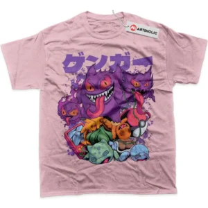 Pokemon T-Shirt, Anime True Fan Shirt SHIN1712092134 - Pink