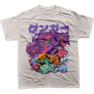 Pokemon T-Shirt, Anime True Fan Shirt SHIN1712092134 - Light Blue