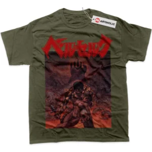 Berserk T-Shirt, Anime True Fan Shirt SHIN1712092135 - Army Green