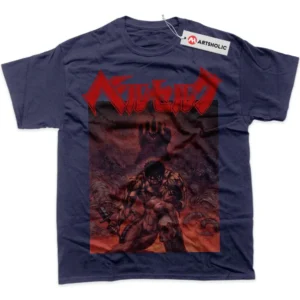 Berserk T-Shirt, Anime True Fan Shirt SHIN1712092135 - Navy