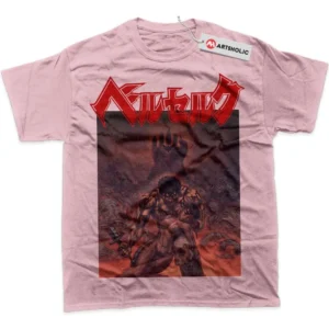 Berserk T-Shirt, Anime True Fan Shirt SHIN1712092135 - Pink