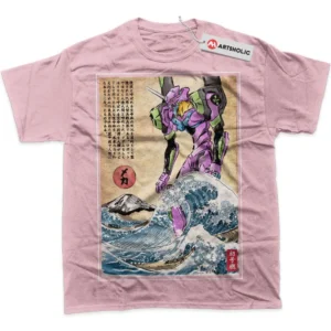EVA-02 T-Shirt, Neon Genesis Evangelion True Fan Shirt SHIN1712092136 - Pink
