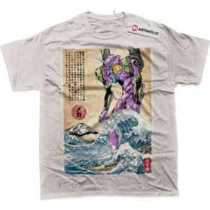EVA-02 T-Shirt, Neon Genesis Evangelion True Fan Shirt SHIN1712092136 - Sand