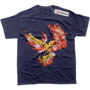 Moltres T-Shirt, Pokemon True Fan Shirt SHIN1712092138 - Navy