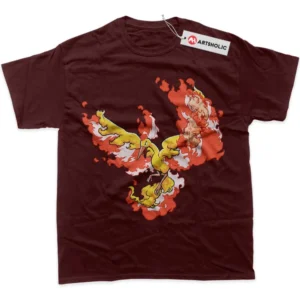Moltres T-Shirt, Pokemon True Fan Shirt SHIN1712092138 - Wine Red