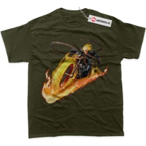 Ghost Rider T-Shirt, Marvel Comics True Fan Shirt SHIN1712092139 - Army Green
