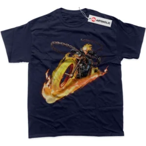 Ghost Rider T-Shirt, Marvel Comics True Fan Shirt SHIN1712092139 - Navy