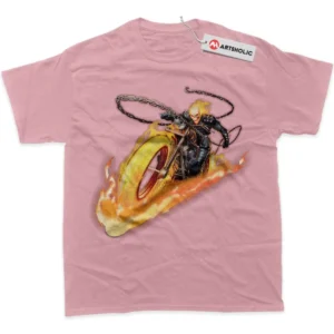 Ghost Rider T-Shirt, Marvel Comics True Fan Shirt SHIN1712092139 - Pink