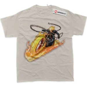 Ghost Rider T-Shirt, Marvel Comics True Fan Shirt SHIN1712092139 - Sand