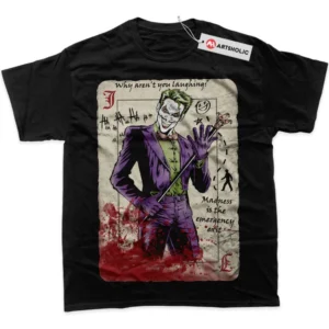 Joker T-Shirt, DC Comics True Fan Shirt SHIN1712092140 - Black