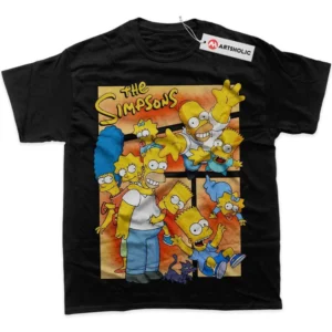 The Simpsons T-Shirt, Animated True Fan Shirt SHIN1712092141 - Black