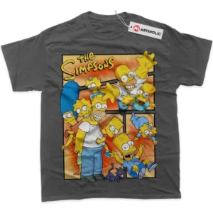 The Simpsons T-Shirt, Animated True Fan Shirt SHIN1712092141 - Coffee