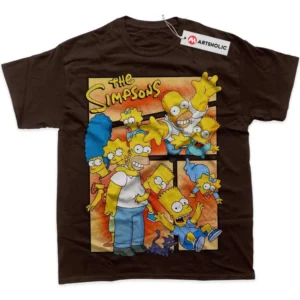 The Simpsons T-Shirt, Animated True Fan Shirt SHIN1712092141 - Carbon