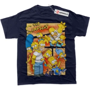 The Simpsons T-Shirt, Animated True Fan Shirt SHIN1712092141 - Navy