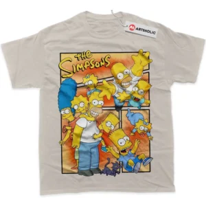 The Simpsons T-Shirt, Animated True Fan Shirt SHIN1712092141 - Light Blue