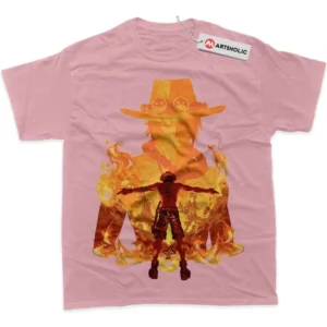 Portgas D Ace T-Shirt, One Piece True Fan Shirt SHIN1712092142 - Pink