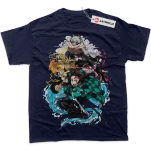 Demon Slayer T-Shirt, Anime True Fan Shirt SHIN1712092147 - Navy