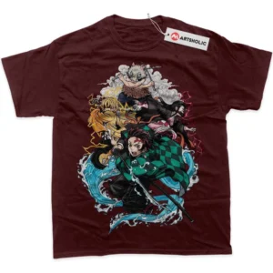 Demon Slayer T-Shirt, Anime True Fan Shirt SHIN1712092147 - Wine Red