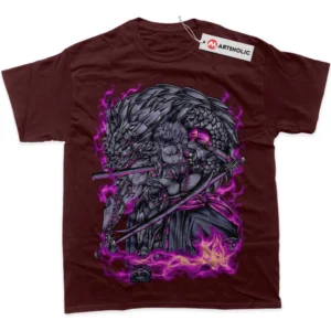 Roronoa Zoro T-Shirt, One Piece True Fan Shirt SHIN1712092149 - Wine Red