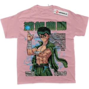 Yusuke Urameshi T-Shirt, YuYu Hakusho True Fan Shirt SHIN1712092150 - Pink