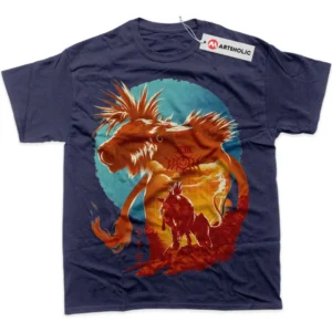 Red XIII T-Shirt, Final Fantasy True Fan Shirt SHIN1712092151 - Navy
