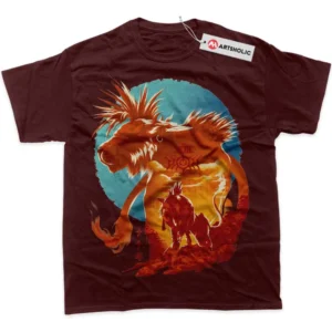 Red XIII T-Shirt, Final Fantasy True Fan Shirt SHIN1712092151 - Wine Red