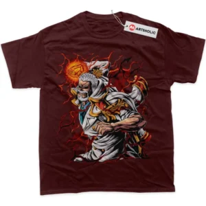 Monkey D Garp T-Shirt, One Piece True Fan Shirt SHIN1712092152 - Wine Red