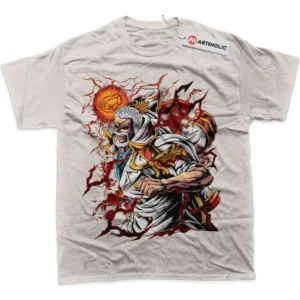 Monkey D Garp T-Shirt, One Piece True Fan Shirt SHIN1712092152 - Light Grey